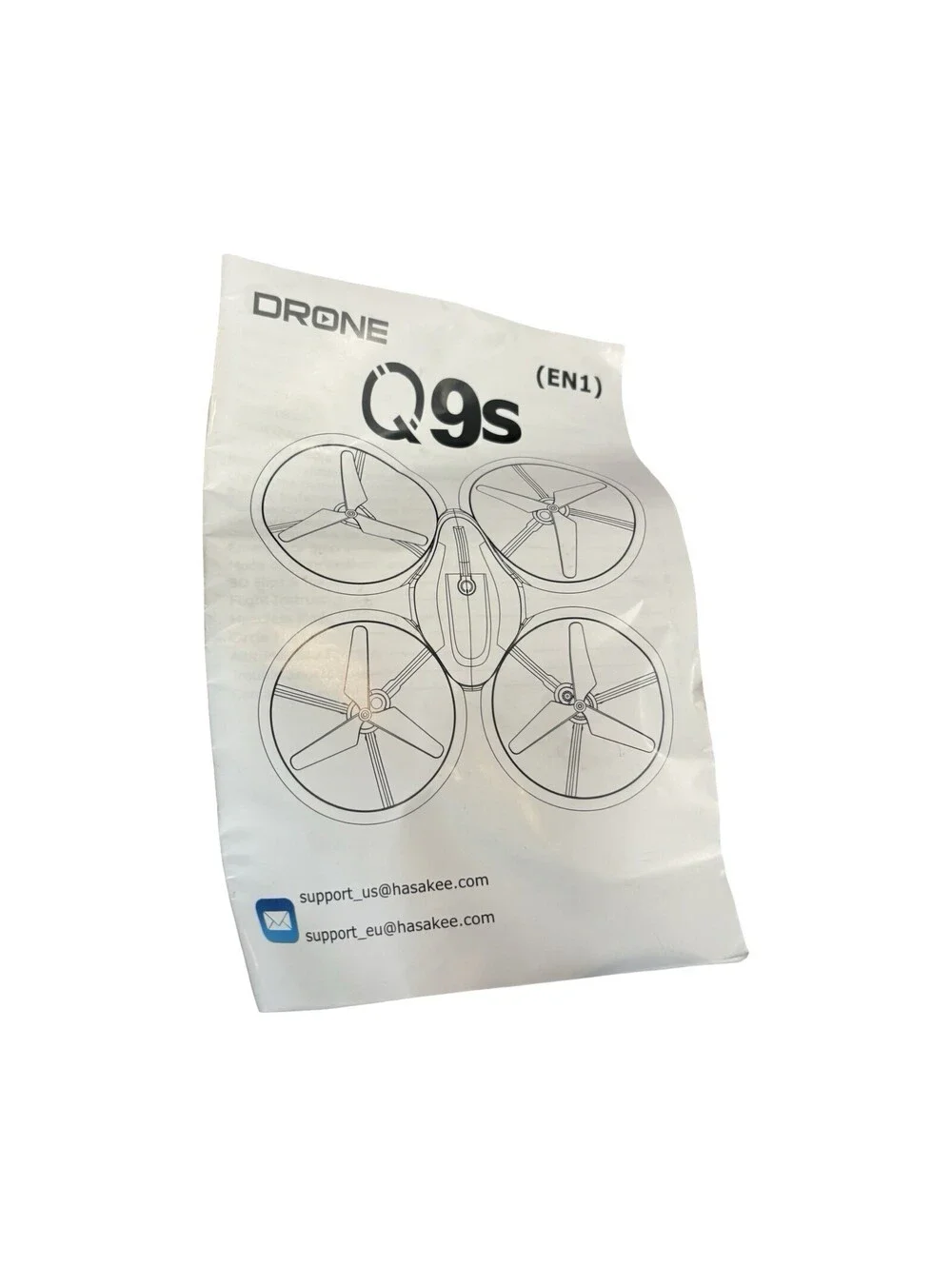 Q9s 2.4GHz RC Quadcopter Drone with Controller, Battery & USB Charger